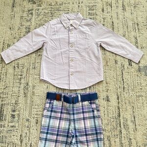 Gymboree Purple Button Down Shirt for Versatile Wear